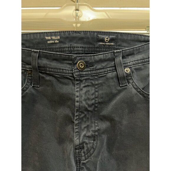 Adriano Goldschmied The Tellis‎ Modern Slim Mens Blue Chinos - Size 32x34 - Picture 2 of 5